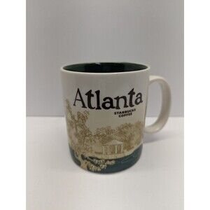 Starbucks Atlanta Mug Cup Icon Series Piedmont Park 16oz 2011 Coffee Tea USA‎